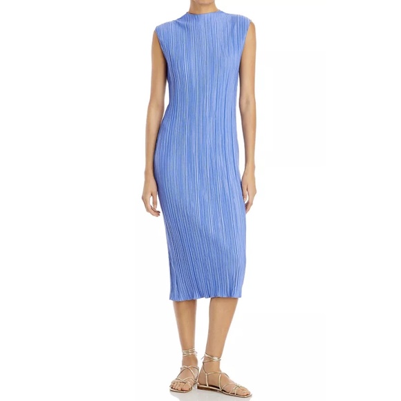 Rails Dresses & Skirts - Rails - Wakely Striped‎ Sleeveless Pleated Midi Dress